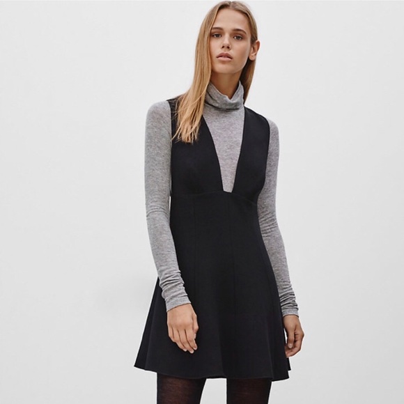 Aritzia Dresses & Skirts - Aritzia suede jumper dress